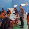 Polsek Astanajapura Polresta Cirebon Monitoring Penyaluran Bantuan Pangan Beras, Sampaikan Imbauan Kamtibmas di Desa Japura Bakti