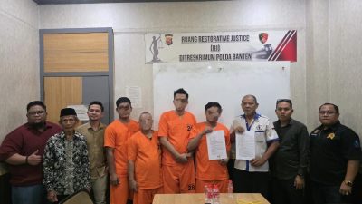 Polda Banten Tegaskan Perkara Aktivis Uun Berakhir Damai melalui Restorative Justice