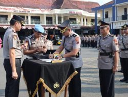 Rotasi PJU dan Kapolsek Polresta Cilacap Bergulir, Kapolresta Yovan Fatika Minta Pejabat Baru Dekat dengan Warga