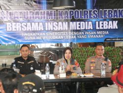 Tingkatkan Sinergi, Kapolres Lebak Silaturahmi dengan Insan Media Lebak