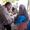 Jumat Peduli, Polsek Kawasan Kalibaru Salurkan Sembako kepada Warga Kurang Mampu