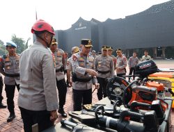Kapolda Banten Cek Kesiapan Peralatan Ditsamapta Polda Banten