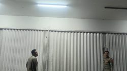 Anggota Polsek Leuwidamar Polres Lebak, Patroli Malam Hari Guna Mencegah Gangguan Kamtibmas.