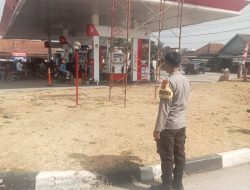 Antisipasi Kelangkaan BBM, Polsek Malingping Polres Lebak Patroli dan Monitoring Stok di SPBU