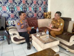 Kapolsek Malingping Polres Lebak Sambangi Kepala Desa, Sampaikan Imbauan Pencegahan Karhutla
