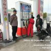 Personel Polsek Rangkasbitung Polres Lebak Patroli Dialogis Ke SPBU,Sampaikan Pesan Kamtibmas