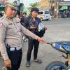 Knalpot Brong Jadi Sasaran Utama, Satlantas Polres Kuningan Tertibkan Puluhan Motor di Dua Lokasi Strategis