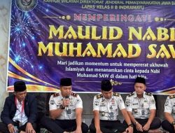 Tanamkan Nilai Kesetaraan dan Semangat Kembali ke Jalan yang Benar, Lapas Indramayu Peringati Maulid Nabi dengan Penuh Khidmat