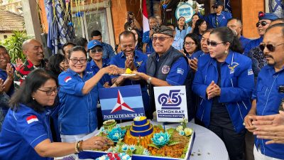 HUT ke-25 Demokrat di Bali, Teguhkan Komitmen Hadir dan Bekerja untuk Masyarakat