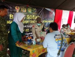TNI Hadir untuk Rakyat, Kodim 0614/Kota Cirebon Layani Pemeriksaan dan Pengobatan Gratis di Pasar Jagasatru