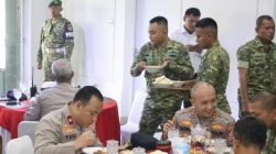 Kapolres Pelabuhan Tanjung Priok Perkuat Sinergitas dengan Satangair Pusbekangad TNI-AD
