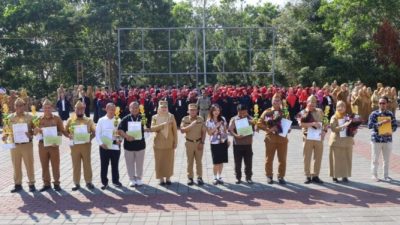 Bupati Dian Apresiasi Kreativitas Peserta Karnaval Budaya Hari Jadi ke-528 Kuningan