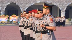Lima Pejabat Berganti, Polda Banten Menggelar Upacara Serah Terima Jabatan