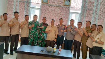 Camat Balongan Gelar Pisah Sambut Kapolsek Balongan 