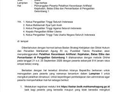 614 Hakim dan Aparatur Dipanggil Ikuti Pelatihan Kecerdasan Artifisial