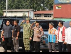 Kapolres Pelabuhan Tanjung Priok Hadiri Penyambutan Kapal Induk ITS Giuseppe Garibaldi, Menteri Pertahanan dan Pejabat Tinggi TNI