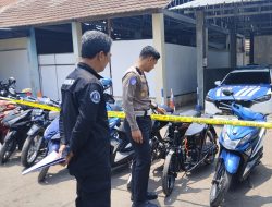 Polres Kuningan Gagalkan Aksi Balap Liar di Jalan Baru  26 Remaja Diamankan, 15 Sepeda Motor Disita untuk Diperiksa  
