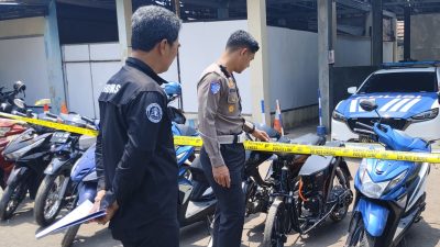 Polres Kuningan Gagalkan Aksi Balap Liar di Jalan Baru  26 Remaja Diamankan, 15 Sepeda Motor Disita untuk Diperiksa  