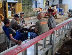 Bhabinkamtibmas Muara Angke Sambang Siskamling Warga dan Sampaikan Pesan Kamtibmas