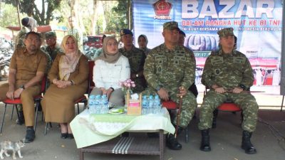 Bazar TNI di Stadion Bima Diserbu Warga, UMKM Lokal Ketiban Berkah HUT ke-81