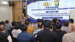 Kapolres Pelabuhan Tanjung Priok Bekali Personel dengan Filosofi Hukum dan Strategi Penegakan Hukum