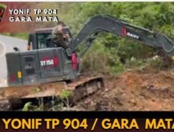 WUJUD NYATA KEMANUNGGALAN TNI-RAKYAT, Jembatan Garuda Di KUTA PENGKIH Terus Dikebut 