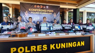 Dalam Kurun Waktu Dua Bulan, Polres Kuningan Ungkap Belasan Kasus — dari Peredaran Narkoba Hingga Balap Liar   