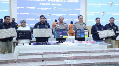 Polda Jatim Bongkar Scam Investasi Kripto Internasional, Blokir 77 Rekening Senilai Rp. 81,5 Miliar