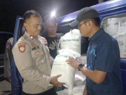 Polisi  Sergap Mobil Yang Mengangkut 1 ton Beras Bantuan Pangan 