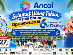 Media Online Opsinews.co.id, Adakan Milad Ke- Enam Tahun 2026 bersama Anak-anak Yatim Piatu dan kaum Duafa di Ancol 