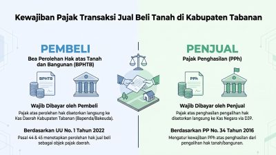 Ketahui Kewajiban Bayar BPHTB dan PPh dalam Transaksi Jual Beli Tanah di Kabupaten Tabanan