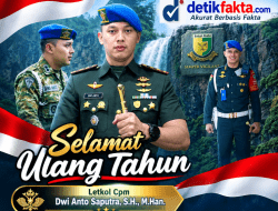 Selamat Ulang Tahun, Letkol Cpm Dwi Anto Saputra, S.H., M.Han.