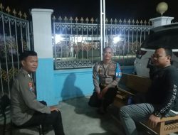 Patroli Malam Hari Personil Polsek Cimarga Polres Lebak