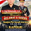 SELAMAT ATAS PENGANGKATAN KOMJEN POL. SUYUDI ARIO SETO, S.I.K., S.H., M.Si. SEBAGAI KAPOLRI — DARI KELUARGA BESAR AKPERSI DPC MAJALENGKA