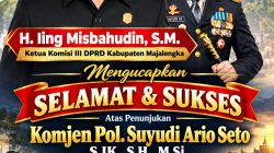 SELAMAT ATAS PENGANGKATAN KOMJEN POL. SUYUDI ARIO SETO, S.I.K., S.H., M.Si. SEBAGAI KAPOLRI — DARI KELUARGA BESAR AKPERSI DPC MAJALENGKA