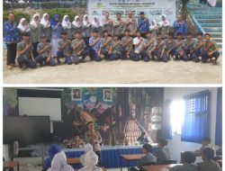 Kanit Binmas Polsek Rangkasbitung Polres Lebak Sosialisasikan Penerimaan Siswa Baru SMA Kemala Taruna Bhayangkara di SMPN 1 Kalanganyar