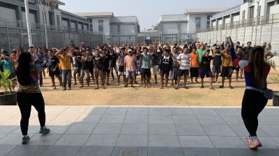 Warga Binaan Rutan Surabaya Antusias Ikuti Senam Aerobik, Wujud Pembinaan Sehat Jasmani dan Rohani