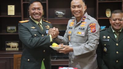 Sambangi Makorem di HUT TNI ke-81, Wakapolda Banten Perkuat Sinergi TNI-Polri