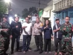 Polsek Matraman dan Koramil 02/Matraman Bersama Patroli jaga Jakarta Khususnya Wilayah Hukum Matraman Jakarta Timur 