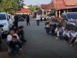 Polisi Tangkap 24 Remaja usia 13 16 THN  Yang Diduga Tawuran  