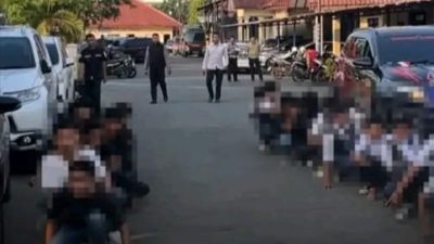 Polisi Tangkap 24 Remaja usia 13 16 THN  Yang Diduga Tawuran  