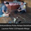 Bhabinkamtibmas Pulau Kelapa Kepulauan Seribu, Sosialisasikan Layanan Polisi 110 kepada Warga 