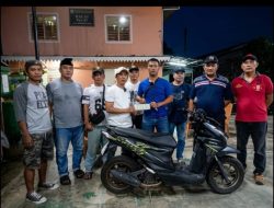 Penyerahan Motor Beat Hasil Temuan di Jatinegara Kaum Kembali ke Pemilik Asal Cianjur.