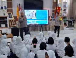 Polsek Kawasan Sunda Kelapa Polres Priok, Sosialisasikan SPMB di SMA Kemala Taruna Bhayangkara.