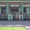 KUNJUNGAN KERJA DANREM 043/GATAM DI KODIM 0421/LAMPUNG SELATAN