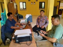 Jalin Silaturahmi, Kapolsek Malingping Polres Lebak Sambangi Kantor Desa Malingping Selatan