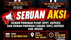Ketum AKPERSI Serukan Aksi di Polres Kabupaten Bogor, Desak Penanganan Tegas Dugaan Intimidasi Terhadap Anggota AKPERSI
