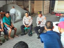 Jaga Jakarta On The Spot, Polsek Kawasan Kalibaru Ajak Pekerja Pelabuhan Bersama Jaga Kamtibmas