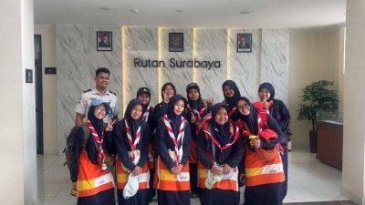 Mengintip Sisi Lain Rutan Surabaya, Siswi Al Ibrah Gresik Pelajari Pembinaan Warga Binaan
