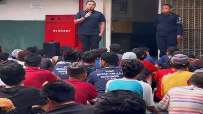 Ka KPR Rutan Surabaya Bina Kamtib Warga Binaan Blok Chandrapura